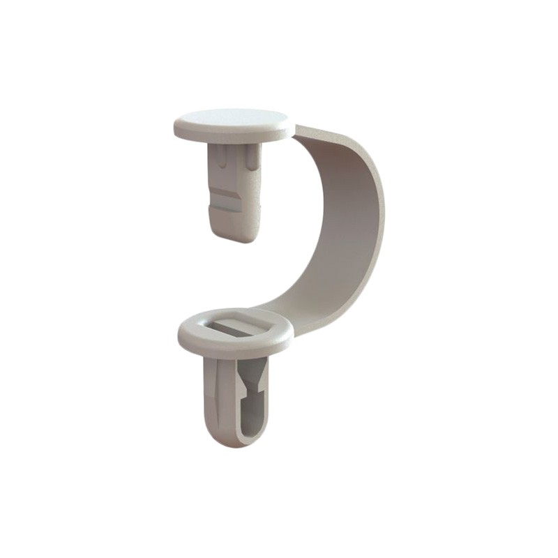 1 pcs : CH-1-10 - CBL CLIP BENDABLE NAT PUSH IN
