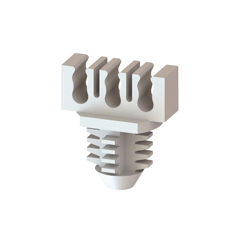 1 pcs : OFB-BH-6-19 - FIBER OPTIC BRACKET 2MM NAT