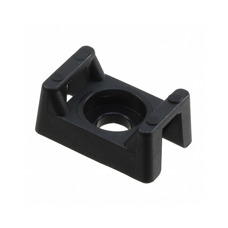 1 pcs : TM1S4-C0 - CABLE TIE HLDR DUAL SCREW 4 BLK