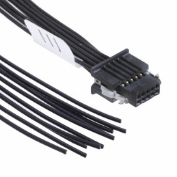 1 pcs : SFSD-05-28-H-10.00-SR - CABLE ASSY SOCKET 10POS 28AWG