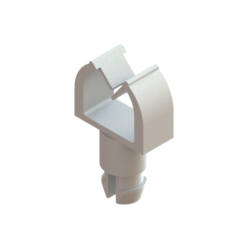 1 pcs : MWSELF-2-7.7-01 - CBL CLIP WIRE SADDLE NAT PUSH IN