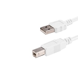 1 pcs : CBL-UA-UB-15WP - CBL USB2.0 A PLUG TO B PLG 4.92'