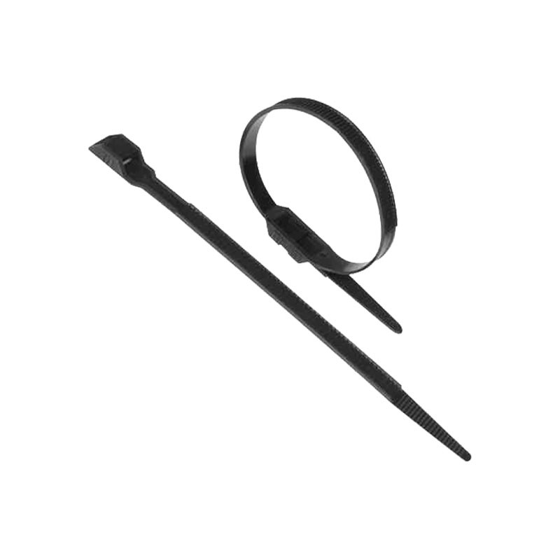 100 pcs : CTDL001A - CBL TIE DBL LOCK BLK 77LBS 5.2'