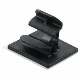 1 pcs : LWC25-A-C20 - CBL CLIP WIRE SADDLE BLACK ADH