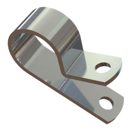 1 pcs : AL8A - CBL CLAMP P-TYPE SILVER FASTENER