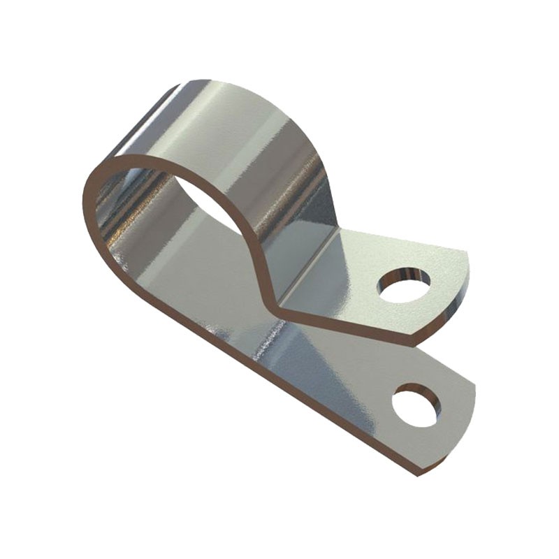 1 pcs : AL8A - CBL CLAMP P-TYPE SILVER FASTENER