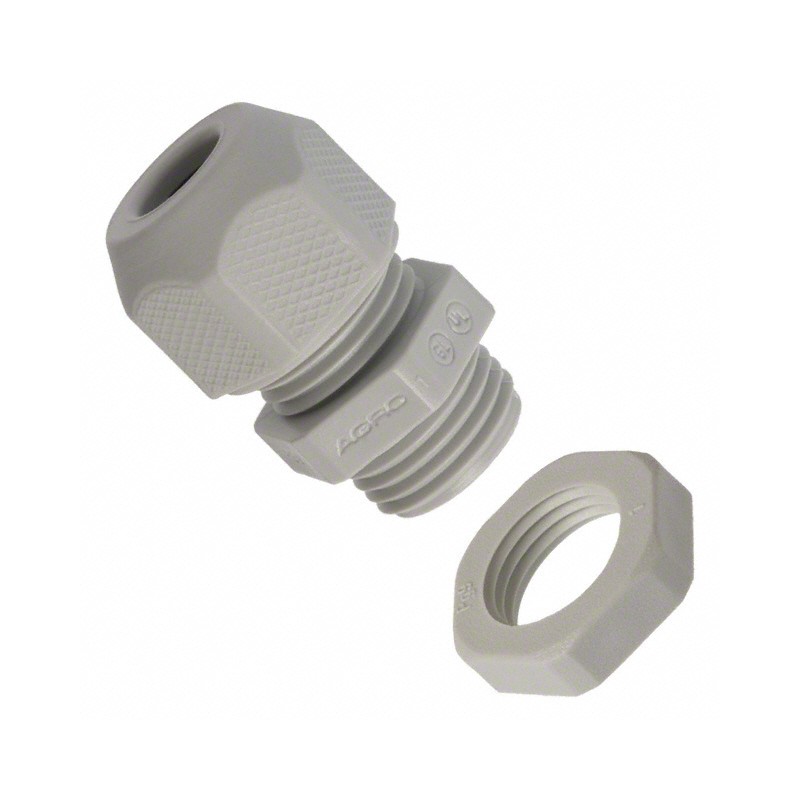 1 pcs : A1555.09.08 - CABLE GLAND 3-8MM PG9 POLYAMIDE
