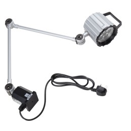 1 pcs - RS PRO LED Machine Light, 100 - 260 V ac, 12 W, Adjustable Arm, 400mm Reach, 800mm Arm Length