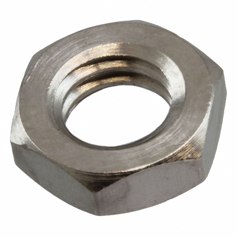 1 pcs : A8000.06 - LOCKNUT NICKEL PLATED BRASS M6