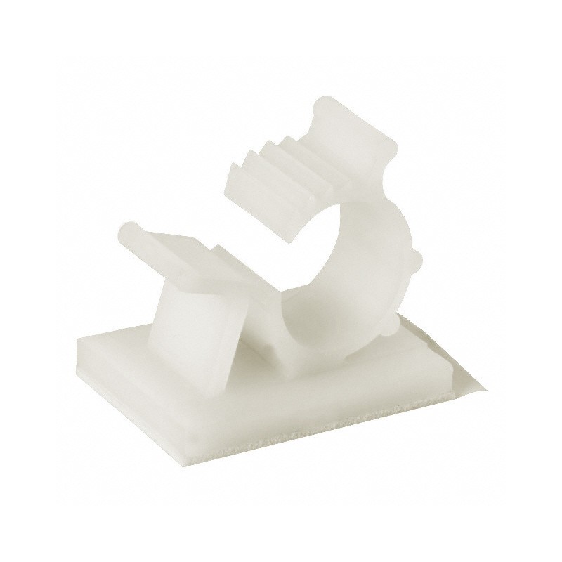 1 pcs : AKKL-3140A-19 - CBL CLIP C-TYPE NATURAL ADHESIVE