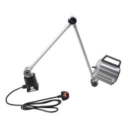 1 pcs - RS PRO LED Machine Light, 100 - 260 V ac, 12 W, Adjustable Arm, 400mm Reach, 800mm Arm Length