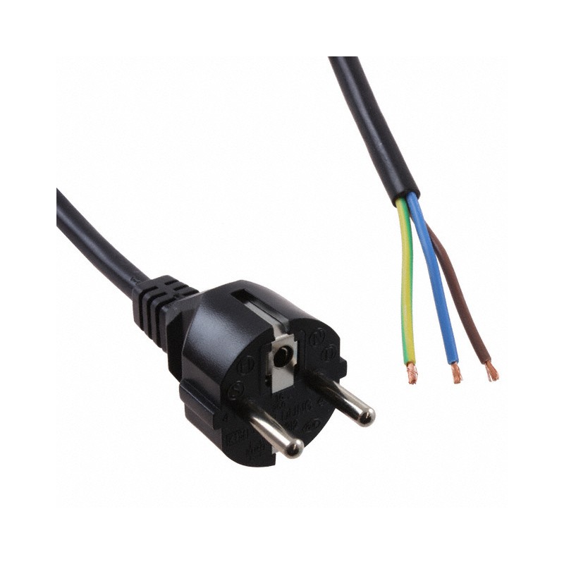 1 pcs : 363012-D01 - CORD CEE 7/7 TO CBL 8.20' BLACK