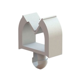 1 pcs : MWSET2-1-01 - CBL CLIP WIRE SADDLE NAT PUSH IN