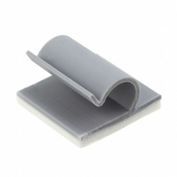 1 pcs : KKC-8-RT - CBL CLIP J-TYPE GRAY ADHESIVE