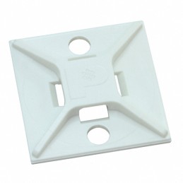 1 pcs : ABM2S-S6-D - CABLE TIE HLDR QUAD SCREW 6 WHT