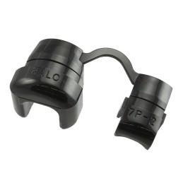 1 pcs : SRB-R-10 - BUSHING W/STR RELIEF NYLON BLACK