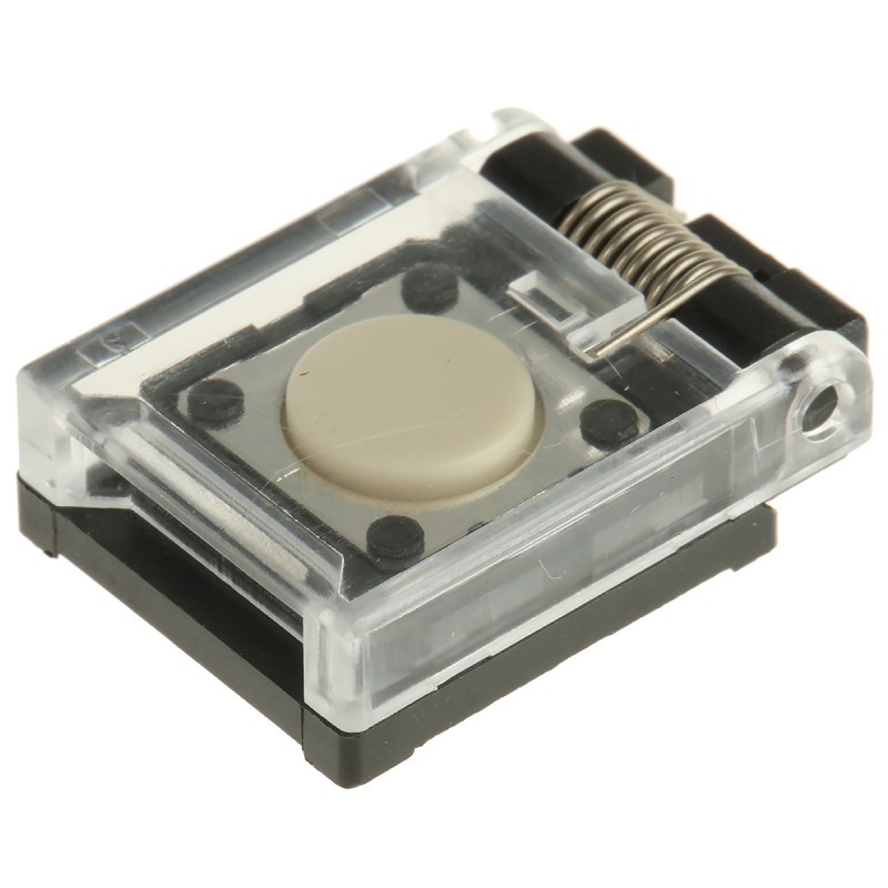 5 pcs - Button Tactile Switch, SPST 50 mA @ 24 V dc Through Hole