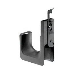 1 pcs : JP2DW-L20 - CBL SPRT J-HOOK BLACK ROD MOUNT