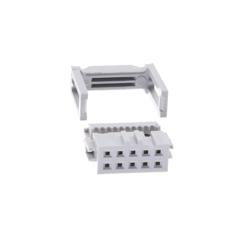 6 pcs - Amphenol Communications Solutions Quickie 10 Way Right Angle Cable Mount IDC Connector Socket, 2.54mm Pitch