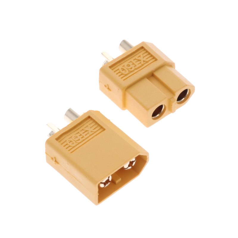 1 pcs : FIT0587 - HIGH QUALITY GOLD PLATED XT60 MA