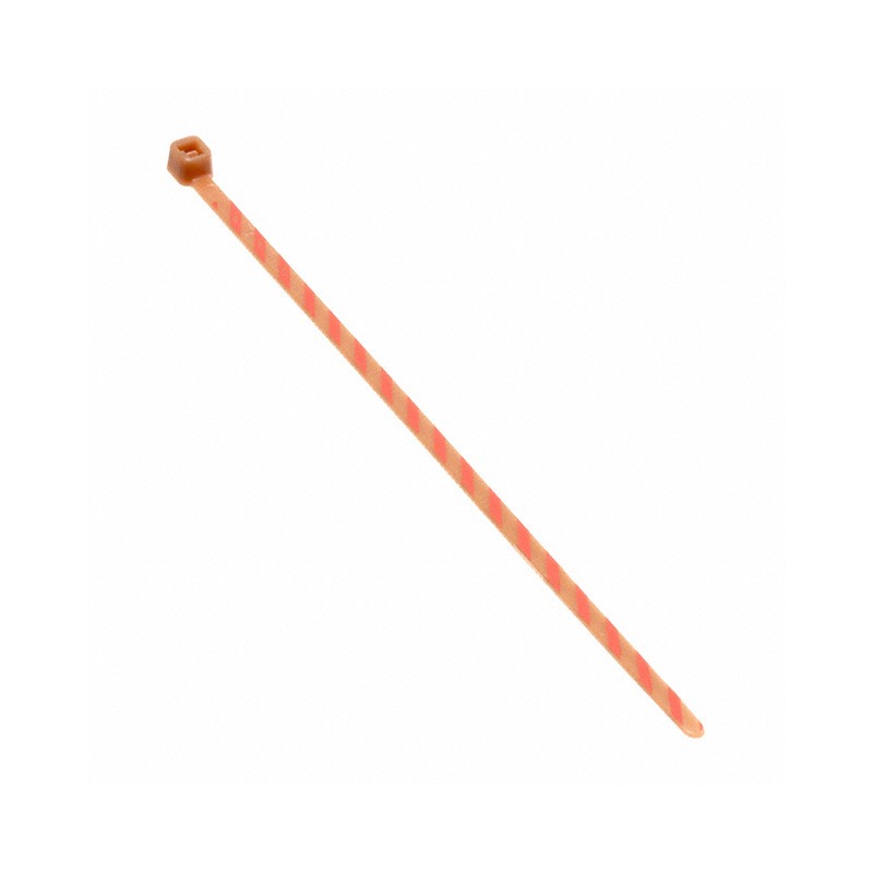 50 pcs : PLT1M-L1-2 - CBL TIE LOCKING BRN/RED 18LB 4'