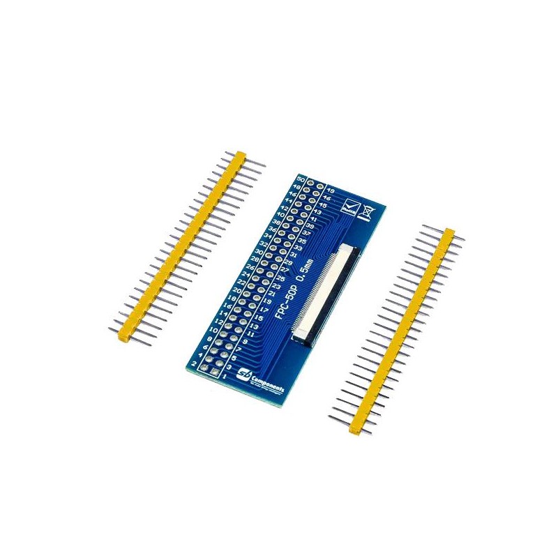 1 pcs : SKU26395 - FFC/FPC ADAPTER BOARD - 50 PINS