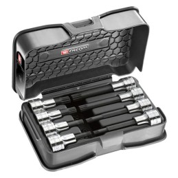 1 pcs - Facom 8-Piece 1/2 in Bit Socket Set , Spline Bit