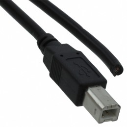 1 pcs : 102-1043-BL-00100 - CBL USB2.0 B PLUG TO OPEN 3.28'