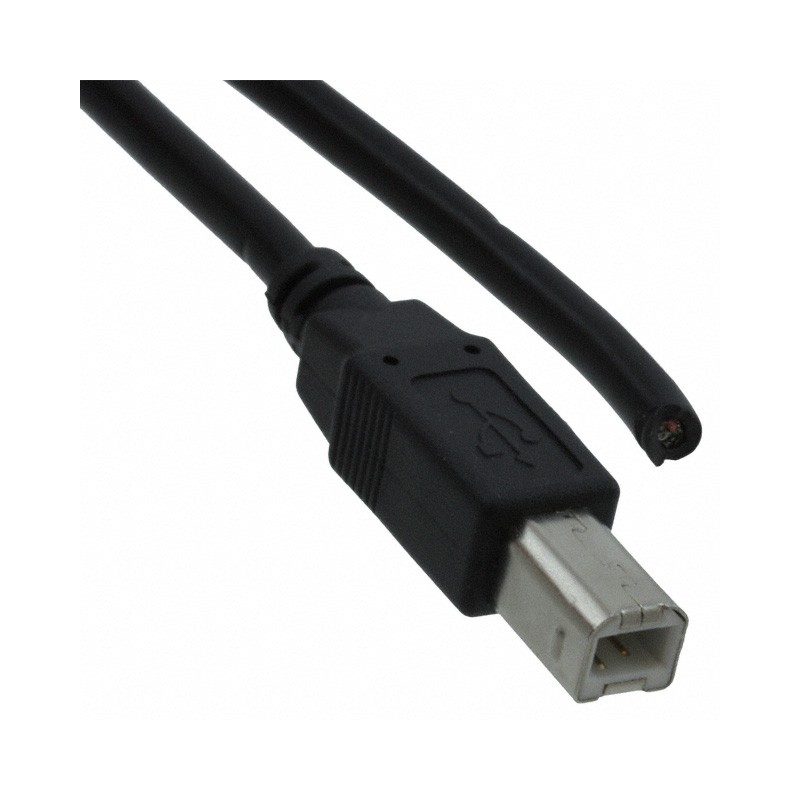 1 pcs : 102-1043-BL-00100 - CBL USB2.0 B PLUG TO OPEN 3.28'