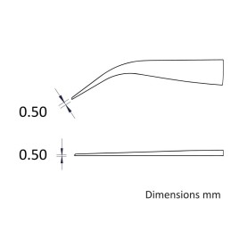 1 pcs - ideal-tek PEEK, ESD Tweezer Tips