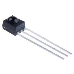5 pcs - Vishay TSOP34836, 36kHz IR Receiver, 950nm, 45m Range, Through Hole, 6 x 5.6 x 6.95mm