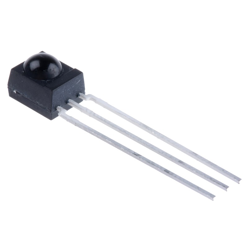 5 pcs - Vishay TSOP34836, 36kHz IR Receiver, 950nm, 45m Range, Through Hole, 6 x 5.6 x 6.95mm