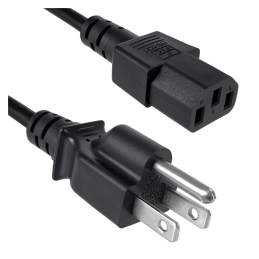 1 pcs : 412002-01 - CORD 18AWG NEMA5-15P-IEC320 6'