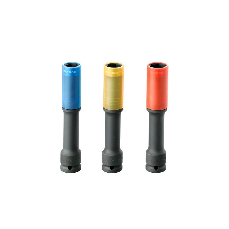 1 pcs - Facom Metric 1/2 in Wheel Nut Socket Set , 6 point