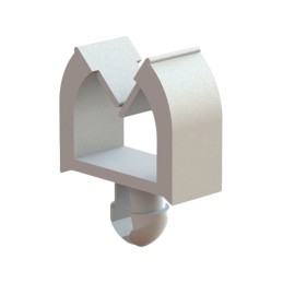 1 pcs : MWSET1-1-1-19 - CBL CLIP WIRE SADDLE NAT PUSH IN