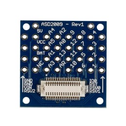 1 pcs : ASD2009-R-T - PROTOBOARDWITHTOP CONNECTOR