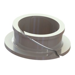 1 pcs : R6L2-C - GROMMET SPLIT 0.375' NYLON WHITE