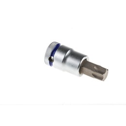 1 pcs - Wera 1/2 in Drive Bit Socket, Torx Bit, T60, 60 mm Overall Length