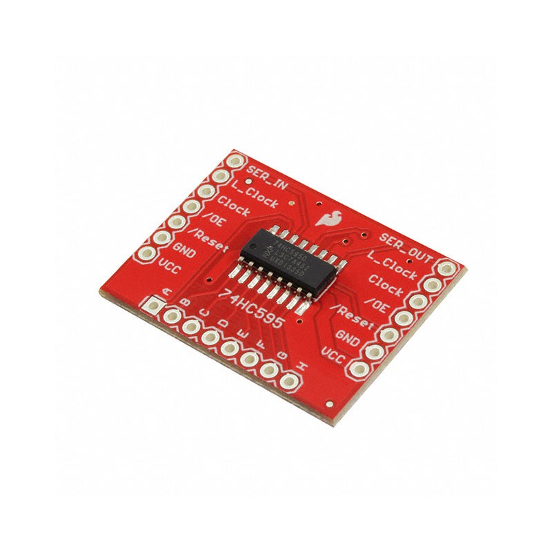 1 pcs : BOB-10680 - SPARKFUN SHIFT REGISTER BREAKOUT