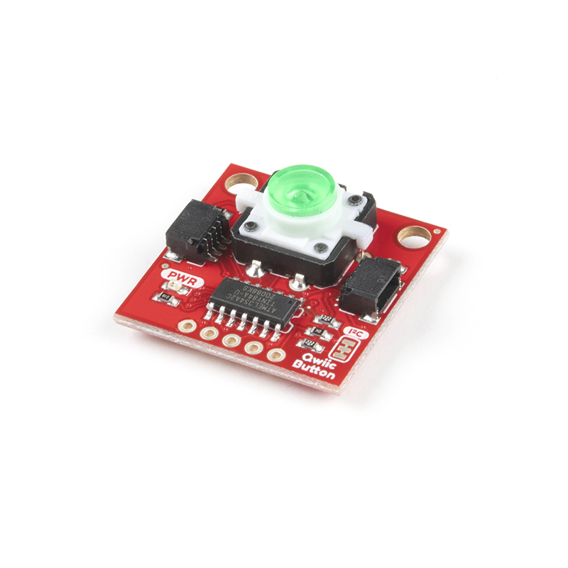 1 pcs : BOB-16842 - SPARKFUN QWIIC BUTTON - GREEN LE