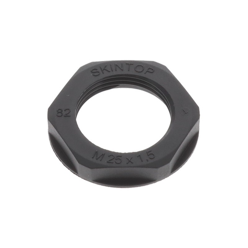 1 pcs : NTPA-M25B - FIPLOCK, LOCKNUT, M25X1.5, BLACK