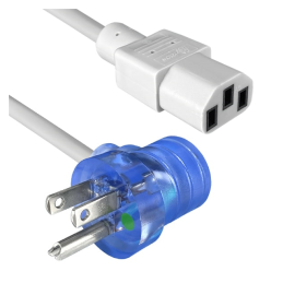 1 pcs : 243003-06 - CORD 18AWG 5-15P RA TO C13 10'