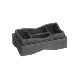 1 pcs : SACS50-T100 - CABLE TIE HLDR DUAL TIE MNT BLK