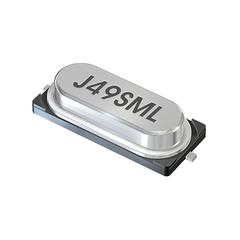 1 pcs : J49SML-A-G-G-K-8M0 - CRYSTAL 8.0000MHZ 12PF SMD