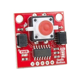 1 pcs : BOB-15932 - SPARKFUN QWIIC BUTTON - RED LED