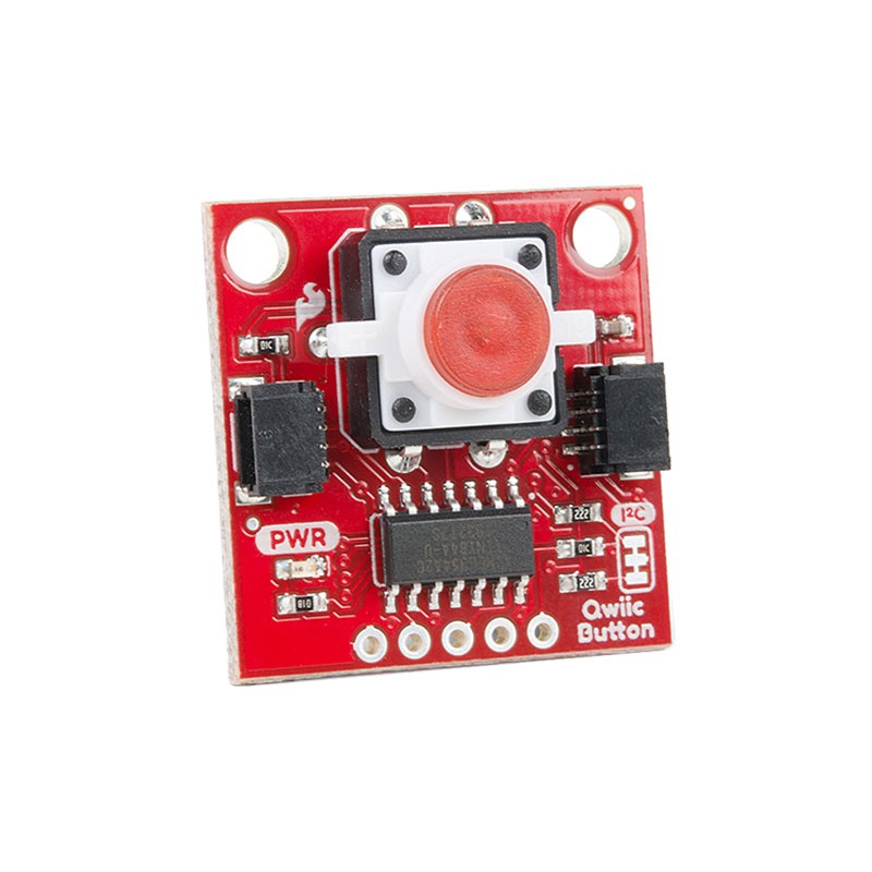 1 pcs : BOB-15932 - SPARKFUN QWIIC BUTTON - RED LED