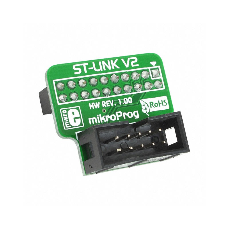 1 pcs : MIKROE-1303 - ADAPTER MIKROPROG TO ST-LINK V2