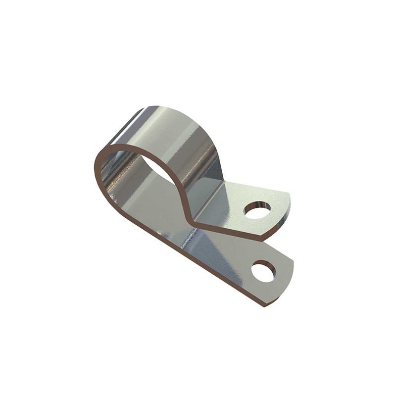 1 pcs : AL6A - CBL CLAMP P-TYPE SILVER FASTENER
