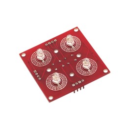 1 pcs : COM-09277 - BUTTON PAD 2X2 - BREAKOUT PCB