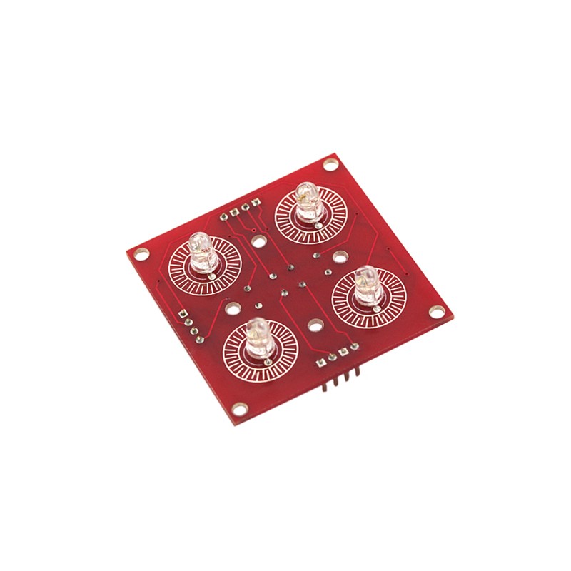 1 pcs : COM-09277 - BUTTON PAD 2X2 - BREAKOUT PCB